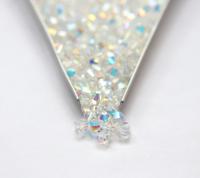 6mm Crystal Aurore Boreale Swarovski Bicone Cuts 12/36/72/144/288 Pieces jewelry making/embroidery materials / premium vintage materials