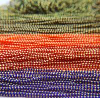 11/0 Czech Seed Bead Hanks Color Transparent Goldline (5 Colors) 45" Full hanks Preciosa Ornella loose beads, mix beads