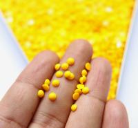 4mm Swarovski Vintage Flat Back round Cabochon Cabs in Yellow unfoiled Made in Austria 36/72/288/720 Pieces