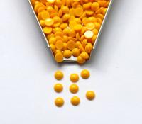 4mm Swarovski Vintage Flat Back round Cabochon Cabs in Yellow unfoiled Made in Austria 36/72/288/720 Pieces