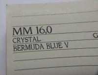 16 mm Vintage Swarovski Round Crystal Bermuda Blue V 2/6 Pieces gemstones opal, jewlery making, color zirconium