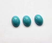 Swarovski 14x10 mm Vintage Opaque Turquoise Flat Back Oval Cabochon Cabs in Crystal foiled 12/36/72/144 Pieces