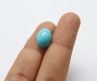 Swarovski 14x10 mm Vintage Opaque Turquoise Flat Back Oval Cabochon Cabs in Crystal foiled 12/36/72/144 Pieces