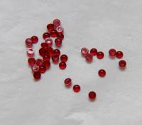 2.5mm Swarovski Vintage Flat Back round Cabochon Cabs in Light Siam unfoiled Made in Austria 36/72/288/720 Pieces