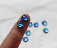 Swarovski 9 mm Vintage in Vitrail Medium Flat Back Oval Cabochon Cabs in Crystal foiled 6/12/36/72/144 Pieces