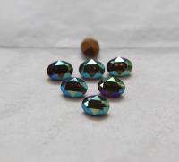 Vintage Swarovski 8x6 mm Oval Shape 4128/4100 Premier Crystal Rhinestones 6/12/36/72/144 Pieces gemstones, jewlery making, color zirconium