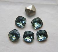 Vintage Swarovski 8/12mm Cushion Cut Indian Sapphire 4461 Premier Crystal 2/6/12/36 Pieces fancy stones, jewelry making, craft supply