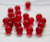 Czech Vintage Pearls 7mm Round in Siam 10/20/50/250/500 Pieces Jewelry making beads