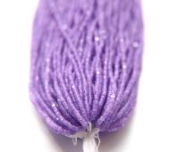 11/0 Hanks Charlotte Cut Beads Crystal Matt Violet Lined 1/5/25/50/100 Hanks PREMIUM SEED BEADS, Native Supplies