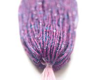 11/0 Hanks Charlotte Cut Beads Aqua Fuchsia Lined 1/5/25/50/100 Hanks 2.0mm jewellery NATIVE rare glass beads, jewelry supply,