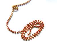 14PP Rhinestone Chain Preciosa Coral Aurore Boreale 2mm (0.5/1/2/5 meters) Wedding Bridal Supplies|Jewelry Making|Decoration, vintage