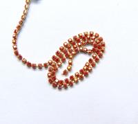 14PP Rhinestone Chain Preciosa Coral Aurore Boreale 2mm (0.5/1/2/5 meters) Wedding Bridal Supplies|Jewelry Making|Decoration, vintage