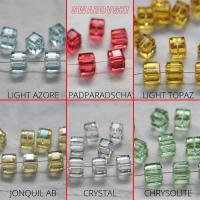 Swarovski 5601 Cube Bead 8mm (34 Colours) 2/6/12/36 Pieces wedding decorations, jewelry supplies, craft supply