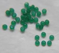 4mm Czech Vintage Flat Back round Cabochon Cabs in Jade Green 36/72/288/720 Pieces
