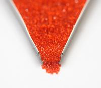 11/0 Charlotte Cut Beads 90030 Dark Orange Transparent 10/20/50/250/500 Premium Seed beads, jewelry making