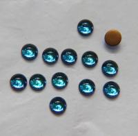 Swarovski 7 mm Vintage in Vitrail Medium Flat Back Oval Cabochon Cabs in Crystal foiled 6/12/36/72/144 Pieces