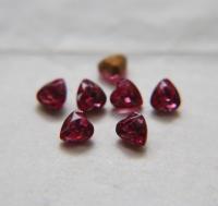 Swarovski Vintage Heart Rhinestones - 6.5x6mm in Crystal AB/Amethyst/Rose 12/24/48 Pieces fancy stones, jewelry making, craft supply
