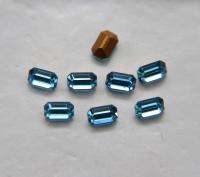 Vintage Swarovski 6x4 mm Aquamarine Octagon Shape crystal clay article 4600 Premier Crystal Rhinestones 6/12/36/72/144 Pieces gemstones