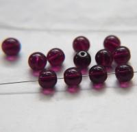 Czech Vintage Pearls 7mm Round in Amethyst 10/20/50/250/500 Pieces Jewelry making beads