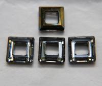 Swarovski Crystal Dorado 4439 Square 20 mm 1/2/4/8 Pieces fancy stones, jewelry making, craft supply