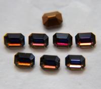 Vintage Swarovski 8x6 mm Vitrail Medium Octagon Shape crystal clay article 4600 Premier Crystal Rhinestones 6/12/36/72/144 Pieces gemstones