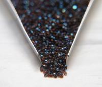 11/0 Charlotte Cut Beads Transparent Smoked Topaz Aurore Boreale 10/20/50/250/500 Grams PREMIUM MATERIALS