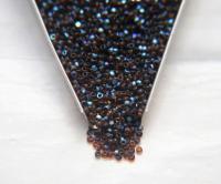 11/0 Charlotte Cut Beads Transparent Smoked Topaz Aurore Boreale 10/20/50/250/500 Grams PREMIUM MATERIALS