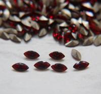 10X5 mm Vintage Swarovski fancy Navette in Siam 36/72/144 Pieces Jewery making stones gemstones, fancy opal stones