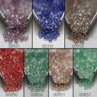 8/0 Transparent Stripes SEED BEADS PRECIOSA Traditional Czech Beads™ (13 Colors) mix beads, embroidery materials, craft supplies, native