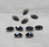 10X5 mm Vintage Swarovski fancy Navette in Tanzanite Satin 36/72/144 Pieces Jewery making stones gemstones, fancy opal stones