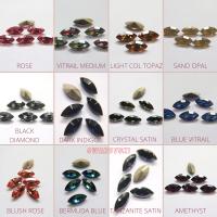 15x7 mm Swarovski fancy Navette Jewery making stones gemstones fancy opal stones