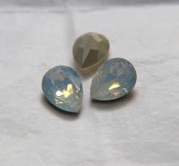 Vintage Swarovski 18x13 mm White Opal Oval Shape 4320 Premier Crystal Rhinestones 2/6/12/24 Pieces gemstones, jewlery
