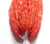 11/0 Hanks Charlotte Cut Beads Honey Red Lined 1/5/25/50/100 Hanks 2.0mm jewellery NATIVE rare glass beads, jewelry supply,