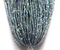 11/0 Hanks Charlotte Cut Beads Patina Transparent Black Diamond Aurore Boreale 1/5/25/50/100 Hanks PREMIUM SEED BEADS, Native Supplie