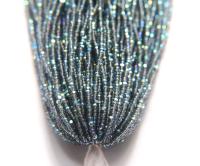 11/0 Hanks Charlotte Cut Beads Patina Transparent Black Diamond Aurore Boreale 1/5/25/50/100 Hanks PREMIUM SEED BEADS, Native Supplie