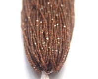 13/0 Hanks Charlotte Cut Beads Crystal Matt Mocca Lined 1/5/25/50/100 Hanks 1.6mm glass beads, native jewelry supply, findings