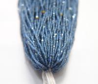 13/0 Hanks Charlotte Cut Beads Ionized Premium Medium Sapphire Opal 1/5/25/50/100 Hanks 1.6mm glass beads, native supplies