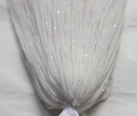 13/0 Hanks Charlotte Cut Beads White Opal 1/5/25/50/100 Hanks jewellery rare heart beads, jewelry supply, native supply,