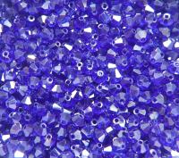 4mm Swarovski Cobalt Silver Shade Bicones Beads 36/72/144/432/720 Pieces PREMIUM MATERIALS,embroidery materials, jewelry supplies