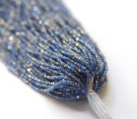 11/0 Hanks Charlotte Cut Beads Patina Premium Medium Sapphire Opal Gunmetal 1/5/25/50/100 Hanks PREMIUM SEED BEADS, Native Supplie