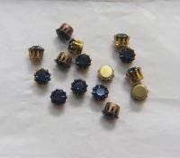 Swarovski 30ss Vintage Crown Prong Settings in (6 Colours) 12/24/100/500 Pieces jewelry supplies, strass embellishments, vintage rare
