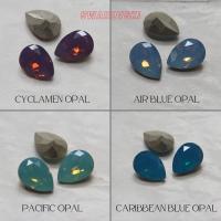 Vintage Swarovski 14x10 mm Crystal (4 Colours) Pear Shape 4320 Premier Crystal Rhinestones 6/12/36/72/144 Pieces gemstones