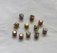 Swarovski 20ss Vintage Crown Prong Settings in Sapphire / Montana 36/72/144/432 Pieces jewelry supplies, strass embellishments, vintage rare