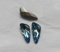 Vintage Swarovski 23X10 mm Wing 4790 Foiled Premier Crystal Rhinestones 2/6/24/72/144 Pieces gemstones, jewlery