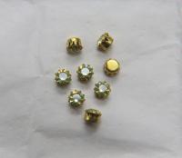 Swarovski 30ss Vintage Crown Prong Settings in (6 Colours) 12/24/100/500 Pieces jewelry supplies, strass embellishments, vintage rare