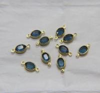 Vintage Swarovski Channel Rhinestone Connectors, Beautiful Swarovski Channel Charms, 8x6mm 2/6/12/24/36 Pieces jewelry supplies