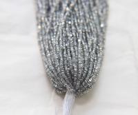 11/0 Hanks Charlotte Cut Beads Patina Premium White Opal Silver 1/5/25/50/100 Hanks PREMIUM SEED BEADS, Native Supplies