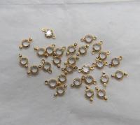 Swarovski channel set 2 loops 16ss 12/24/36/72/144 Pieces BRASS SETTINGS, strass embellishments, vintage rare
