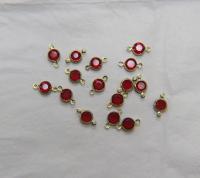 Swarovski channel set 2 loops 16ss 12/24/36/72/144 Pieces BRASS SETTINGS, strass embellishments, vintage rare