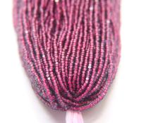 11/0 Hanks Charlotte Cut Beads Black Diamond Neon Pink Lined 1/5/25/50/100 Hanks 2.0mm jewellery NATIVE rare glass beads, jewelry supply,